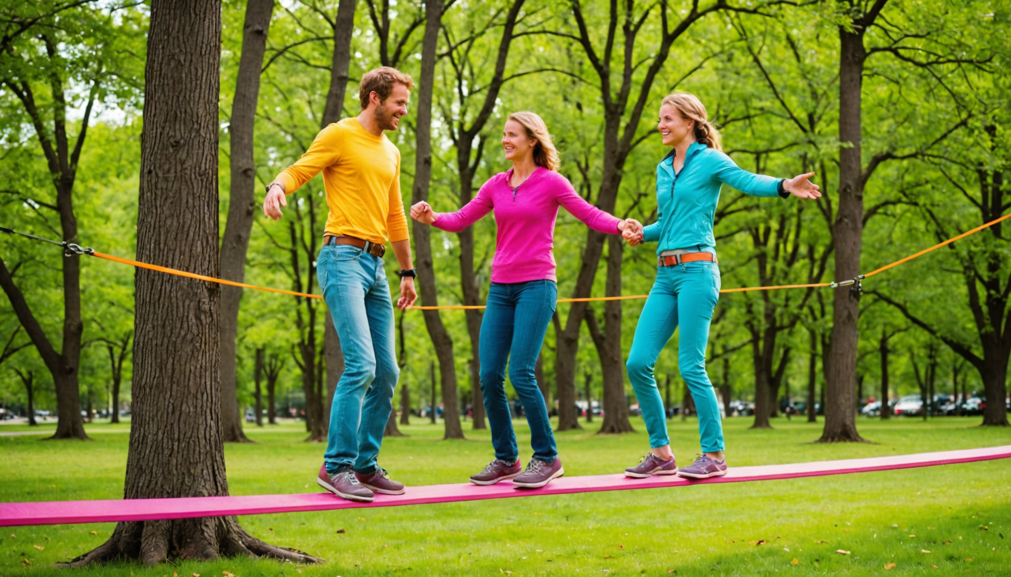Your First Twenty Feet of Slackline - Nature & Outdoors quest